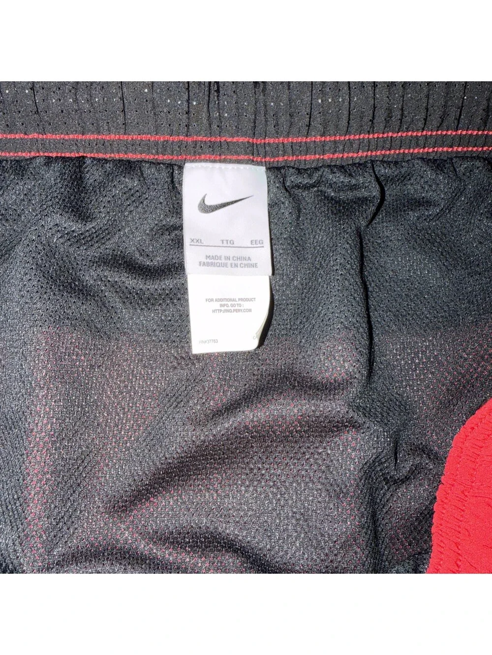 Nike Swim Trunks Men's 2XL University Red/Black NESSA482-614 New